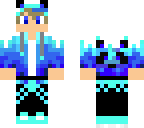 blue panda