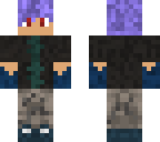 boy with violet hair