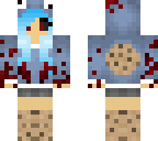 chica zombie come galletas