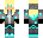 cool blue girl