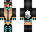 cool wolf ninja girl