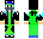 green and black wolf boy assasin