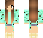 mint choclate icream girl