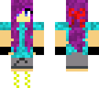 purple hair girl
