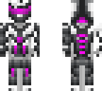 purple white and gray robot