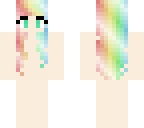 rainbow hair- skin starters