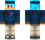 red and blue