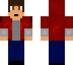 red basic hoodie