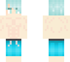v in a swimsuit