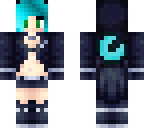 blue hair girl