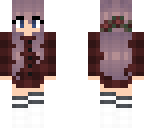 cute dark and light red coat