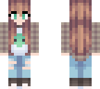 cute green alien shirt girl