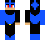 evil blue helmet