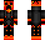 girl creeper lava