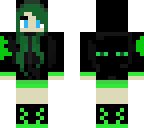 girl in green