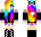 rainbow edit girl