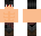 shirtless thief
