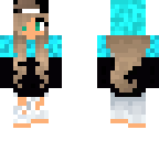 cute bleu girl