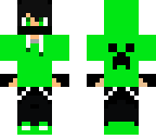 green bandana and hoodie skin