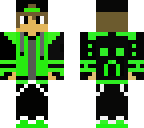 green parkour boy