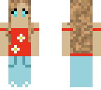 red summer girl