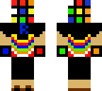 rubik's cube man