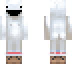 white butt