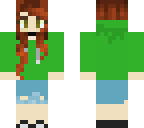 adorable green hoodie girl