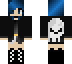 blue-haired punk