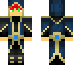 blue magic person
