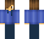 brown haired boy with blue jacket