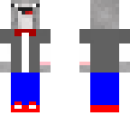 narwhal with bow tie and clothes
