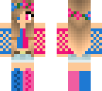 pink blue girl