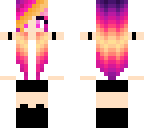 pink haired girl
