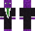 purple guy in suite