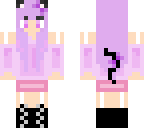 purple kawaii girl