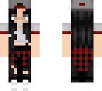 red hipster girl