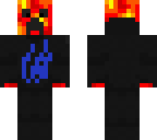 3d preston skin blue flame