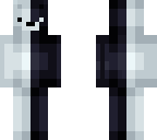black and white polar bear