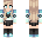blue and light blue girl