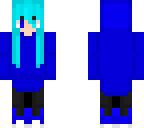 blue girl