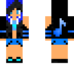 blue hoodie wolfgirl