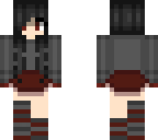 dark red girl