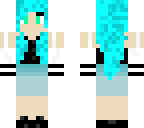 little blue girl