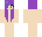 purple hair baseplate