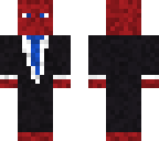 red man in suite