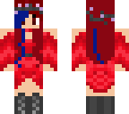 red outfit