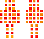 white rubik cube checker patten