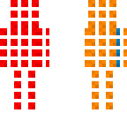 white rubik cube checker patten