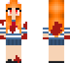 yandere with orange hair